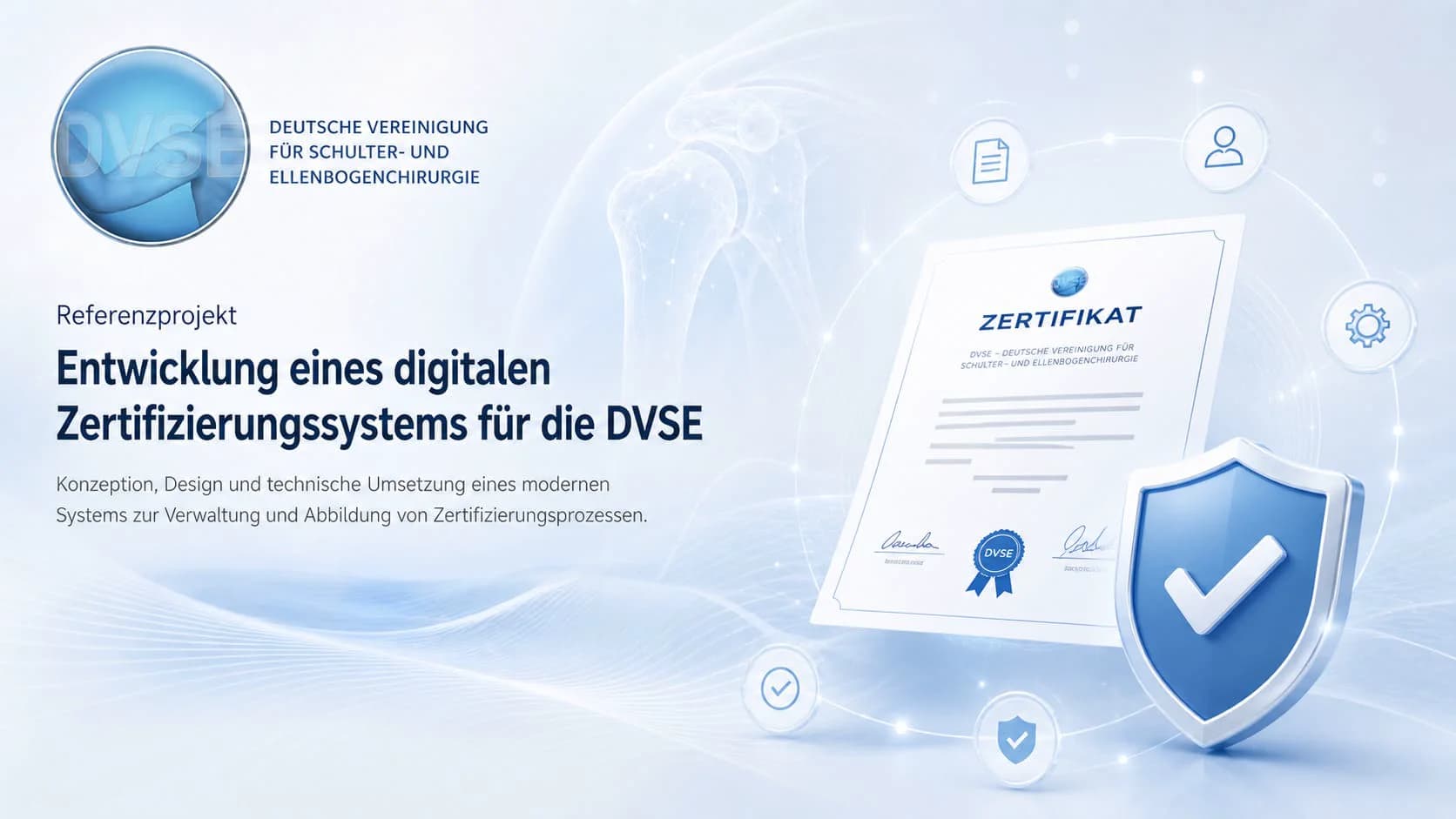 Zertifizierungssystem für die DVSE – Webanwendung mit Angular und Node.js Express Backend | Referenz von DevToWeb