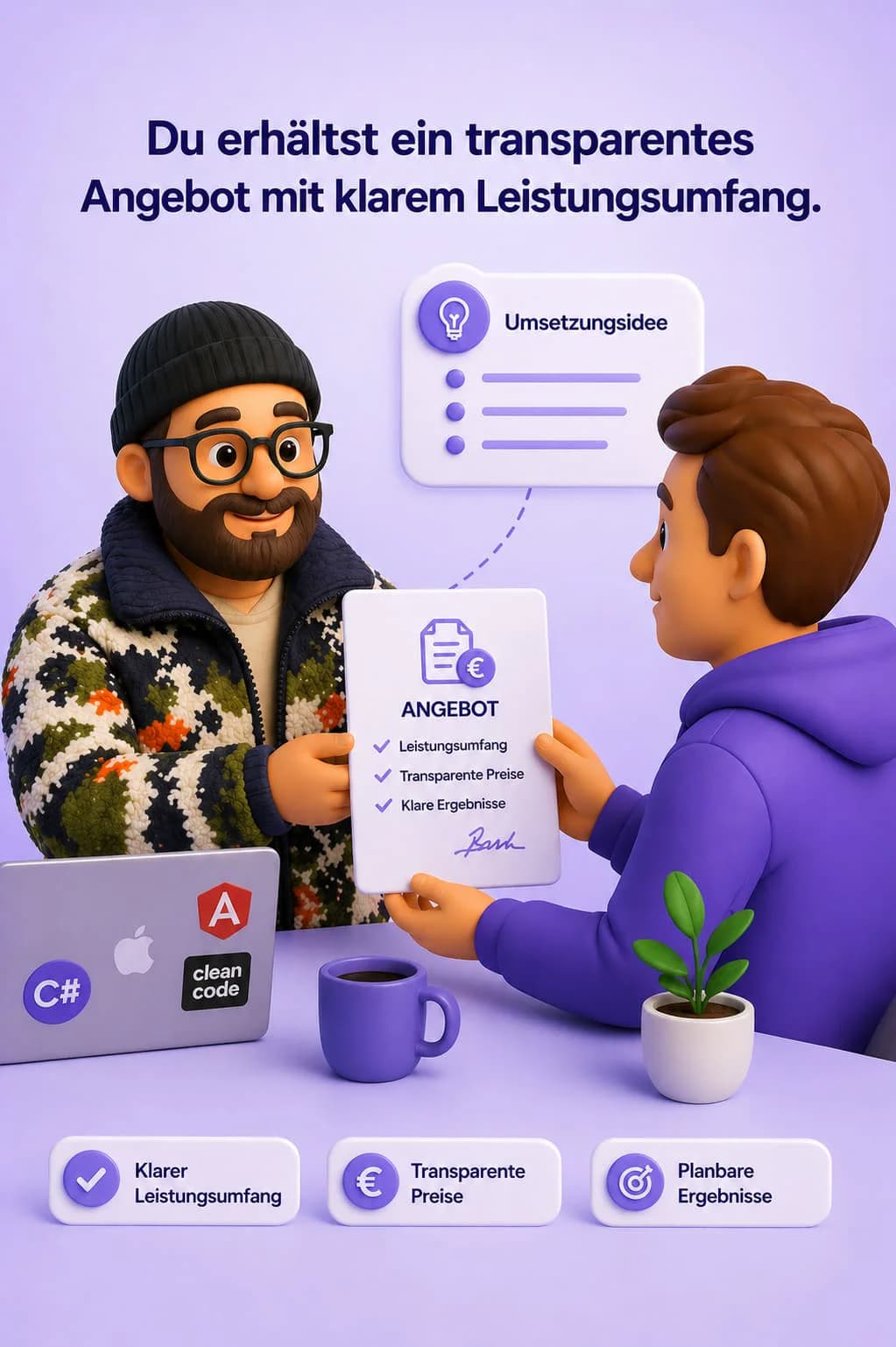 Webentwicklung Prozess – Schritt 03: Angebot & Konzept